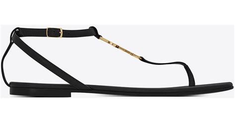 ysl nu pied sandal|Saint Laurent Women's Nu Pieds Slide Sandals .